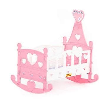 Plastična kolevka za lutke – roze/bela - Šarmantna kolevka za lutke na lalafo.rs Plastična kolevka za lutke – roze/bela - Šarmantna kolevka za lutke