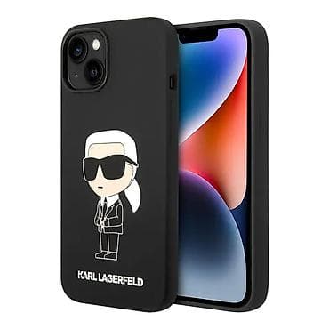 Maska Karl Lagerfeld Hc Silicone NFT Ikonik za iPhone 15 6.1 crna na lalafo.rs — 1 Maska Karl Lagerfeld Hc Silicone NFT Ikonik za iPhone 15 6.1 crna — 1