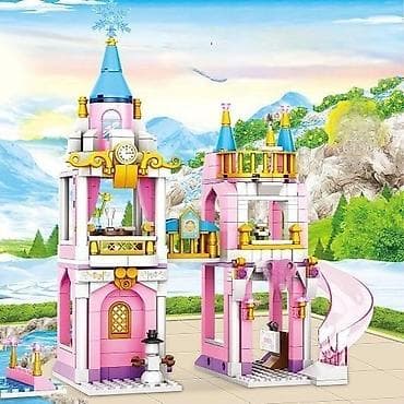 Set za slaganje – Dvorac princeze sa kulama i toboganom - Šareni set na lalafo.rs Set za slaganje – Dvorac princeze sa kulama i toboganom - Šareni set