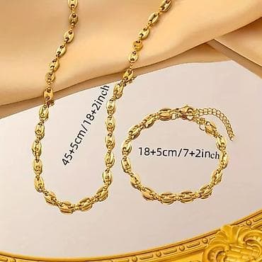 Jewellery sets: Ogrlica + narukvica
Cena:1400din at lalafo.rs — 10 Jewellery sets: Ogrlica + narukvica
Cena:1400din — 10