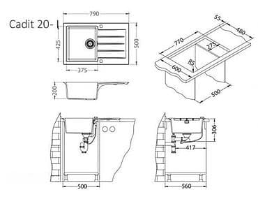 Set sudopera sa slavinom i sifonom CADIT SIROSP Dimenzije: � / mm na lalafo.rs — 2 Set sudopera sa slavinom i sifonom CADIT SIROSP Dimenzije: � / mm — 2