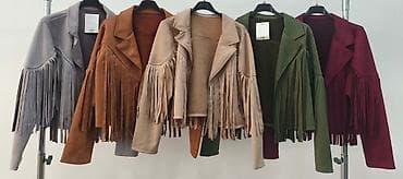 eko koza sa: 🔥Ženska kraća jakna sa resama - Stil: western/boho, kroj do struka - at lalafo.rs — 5 eko koza sa: 🔥Ženska kraća jakna sa resama - Stil: western/boho, kroj do struka - — 5