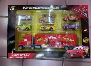 Autići: Munja Mekvin Transporter sa 6 autića 🚗💨 Munja Mekvin set sa 6 autića na lalafo.rs — 1 Autići: Munja Mekvin Transporter sa 6 autića 🚗💨 Munja Mekvin set sa 6 autića — 1