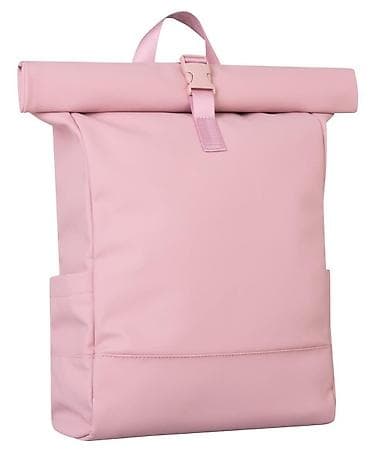Fashion backpacks: Moderan roln-top ranac u pastelno roze boji. - Dizajn: roll-top at lalafo.rs — 1 Fashion backpacks: Moderan roln-top ranac u pastelno roze boji. - Dizajn: roll-top — 1