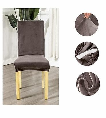 ❗️6 komada 2800 din❗️ 💫Presvlake za stolice plisane rastegljive ✅Cena na lalafo.rs — 5 ❗️6 komada 2800 din❗️ 💫Presvlake za stolice plisane rastegljive ✅Cena — 5