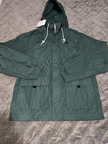 kozna jakna sa: NIKE Logo Embroidered Hooded Zip-Up Jacket Men Jackets Green vel. S na lalafo.rs — 5 kozna jakna sa: NIKE Logo Embroidered Hooded Zip-Up Jacket Men Jackets Green vel. S — 5
