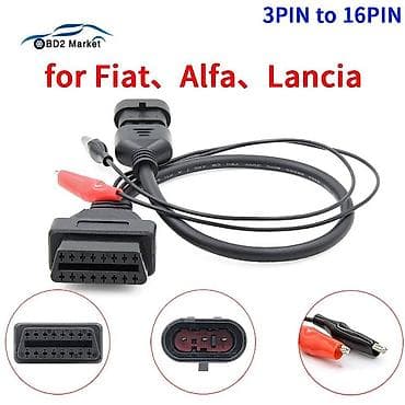 Transport: Adapter kabl 3-pin na 16-pin OBD2 za Fiat/Alfa Romeo/Lancia - at lalafo.rs — 1 Transport: Adapter kabl 3-pin na 16-pin OBD2 za Fiat/Alfa Romeo/Lancia - — 1