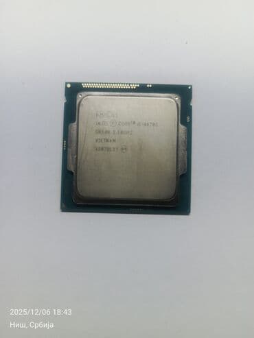 Intel Core i5-4670S procesor - Socket: LGA1150 (Haswell) – na lalafo.rs Intel Core i5-4670S procesor - Socket: LGA1150 (Haswell) –