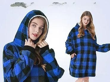 Mekano ćebe duks sa rukavima – karirani model sa kapuljačom Savršen na lalafo.rs — 4 Mekano ćebe duks sa rukavima – karirani model sa kapuljačom Savršen — 4