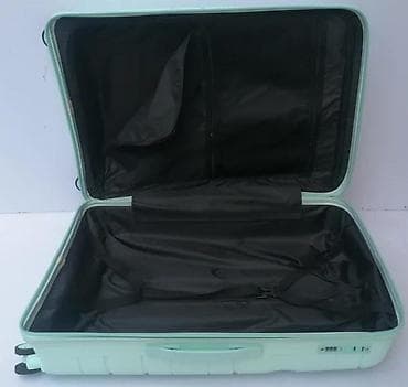 Travel suitcases and bags: Tvrdi kofer na točkiće – mint zelena boja - Materijal: lagana tvrda at lalafo.rs — 5 Travel suitcases and bags: Tvrdi kofer na točkiće – mint zelena boja - Materijal: lagana tvrda — 5