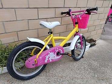 Deciji bicikl zuto-roze 16", za devojcice Decija bicikla zuto-roze za na lalafo.rs — 7 Deciji bicikl zuto-roze 16", za devojcice Decija bicikla zuto-roze za — 7
