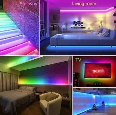 Savitljiva LED traka – 10m (RGB) Dekorišite i osvetlite svoj prostor na lalafo.rs — 1 Savitljiva LED traka – 10m (RGB) Dekorišite i osvetlite svoj prostor — 1