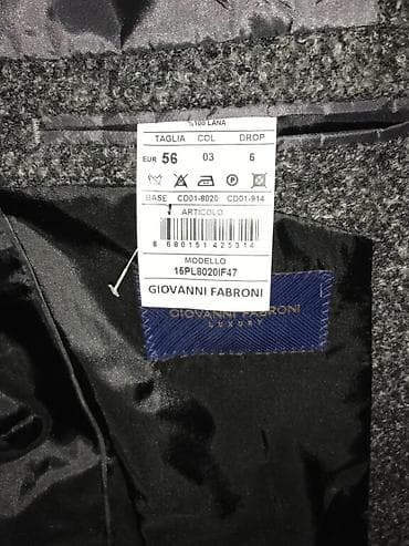 Original GIOVANNI FABRINI Luxury kaputić / 2 kom. NOV Sivi je 100% na lalafo.rs — 6 Original GIOVANNI FABRINI Luxury kaputić / 2 kom. NOV Sivi je 100% — 6