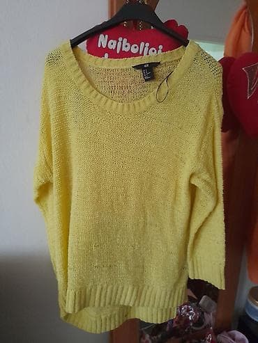 H&M pleteni džemper, žute boje. - Veličina: M (EUR M, US M, CA M na lalafo.rs — 2 H&M pleteni džemper, žute boje. - Veličina: M (EUR M, US M, CA M — 2