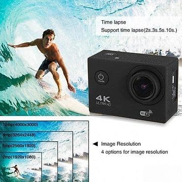 Electronics: 4K Ultra HD sportska/action kamera sa Wi‑Fi - Video rezolucija: 4K at lalafo.rs — 5 Electronics: 4K Ultra HD sportska/action kamera sa Wi‑Fi - Video rezolucija: 4K — 5