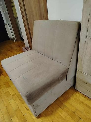 Fotelja/sofa na razvlačenje – kompaktni jednosed sa zicanim jezgrom na lalafo.rs — 1 Fotelja/sofa na razvlačenje – kompaktni jednosed sa zicanim jezgrom — 1