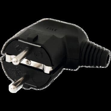 Angled Schuko power plug with specifications: Voltage: 250 V~ na lalafo.rs Angled Schuko power plug with specifications: Voltage: 250 V~