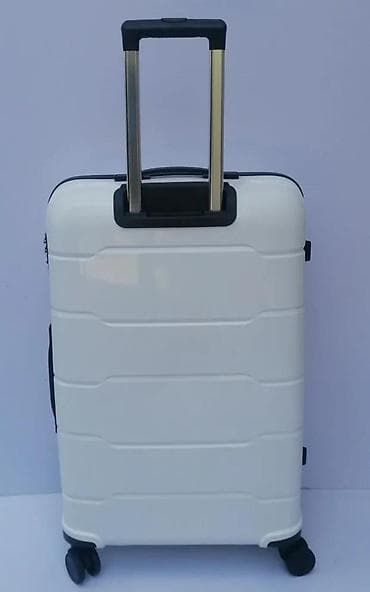 Travel suitcases and bags: Tvrdi kofer na točkićima – bela boja - Materijal: ABS/plastika sa at lalafo.rs — 10 Travel suitcases and bags: Tvrdi kofer na točkićima – bela boja - Materijal: ABS/plastika sa — 10