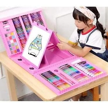 Dečije table za crtanje: Veliki set za male slikare Set za crtanje sa papirom Set za crtanje na lalafo.rs — 3 Dečije table za crtanje: Veliki set za male slikare Set za crtanje sa papirom Set za crtanje — 3