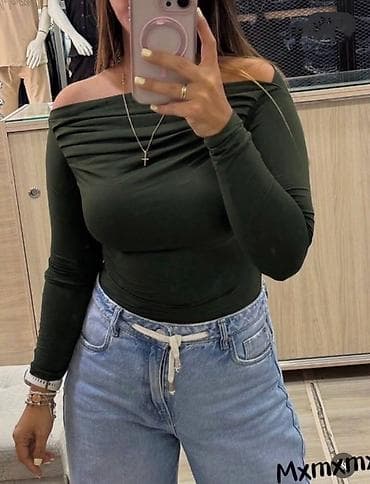 Ženska bluza/majica sa spuštenim ramenima, dugih rukava. -1 na lalafo.rs — 6 Ženska bluza/majica sa spuštenim ramenima, dugih rukava. -1 — 6