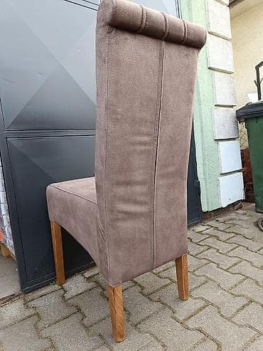 Furniture: Tapacirana trpezarijska stolica sa visokim naslonom - Dizajn at lalafo.rs — 7 Furniture: Tapacirana trpezarijska stolica sa visokim naslonom - Dizajn — 7