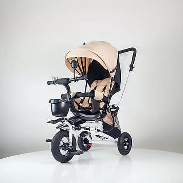Baby Push Walkers: Dečji tricikl 4u1 sa rukohvatom za roditelja i tendom - at lalafo.rs — 1 Baby Push Walkers: Dečji tricikl 4u1 sa rukohvatom za roditelja i tendom - — 1