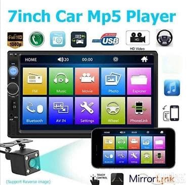 Multimedia ekran 7" + Bluetooth + blenda + Ričverc kamera 📱🎥 Sjajan na lalafo.rs — 2 Multimedia ekran 7" + Bluetooth + blenda + Ričverc kamera 📱🎥 Sjajan — 2