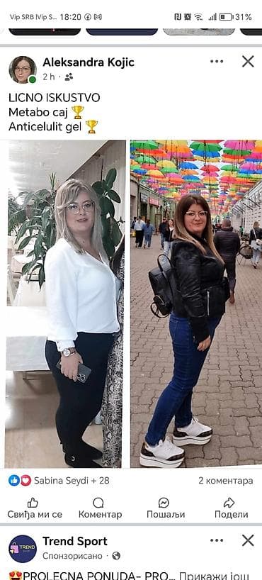 Iskustvo nase koginice 🍀
🌼Metabo caj
🌿Anticelulit gel na lalafo.rs — 1 Iskustvo nase koginice 🍀
🌼Metabo caj
🌿Anticelulit gel — 1