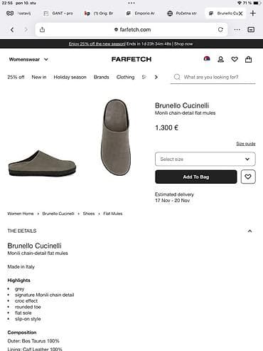 Original Brunello Cucinelli cipele 41 CIPELE OD PREKO 1000€ PRAKTICNO na lalafo.rs — 5 Original Brunello Cucinelli cipele 41 CIPELE OD PREKO 1000€ PRAKTICNO — 5