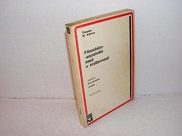 Filozofsko sociološki eseji o književnosti Adornotheodor w. adorno1985 na lalafo.rs Filozofsko sociološki eseji o književnosti Adornotheodor w. adorno1985