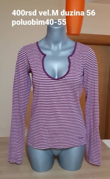 Ženska majica RedSoul, prugasta - Boja/dezen: ljubičasto–roze fine na lalafo.rs Ženska majica RedSoul, prugasta - Boja/dezen: ljubičasto–roze fine