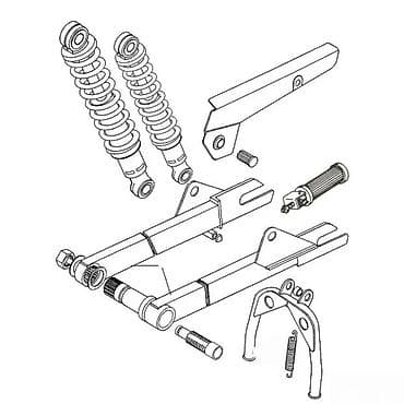 Opruga zatezača lanca za motocikl - Tip: spiralna zatezna opruga sa at lalafo.rs Opruga zatezača lanca za motocikl - Tip: spiralna zatezna opruga sa