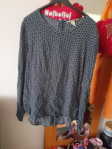 za svaki dan: Ženska bluza sa dugim rukavima, tamnoplave boje sa sitnim at lalafo.rs — 2 za svaki dan: Ženska bluza sa dugim rukavima, tamnoplave boje sa sitnim — 2