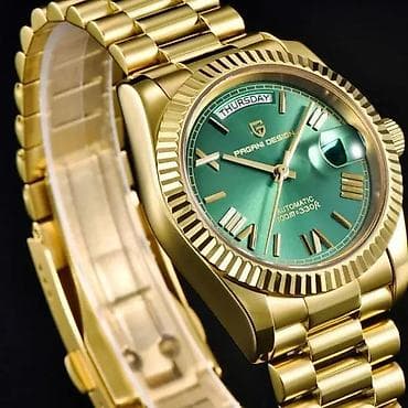 PAGANI DESIGN PD-1752 -36mm- Zlatna/Zelena- Rolex Day-Date Potpuno na lalafo.rs — 3 PAGANI DESIGN PD-1752 -36mm- Zlatna/Zelena- Rolex Day-Date Potpuno — 3