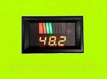 Digitalni voltmetar/indikator napunjenosti baterije – 48 V - LED at lalafo.rs — 7 Digitalni voltmetar/indikator napunjenosti baterije – 48 V - LED — 7