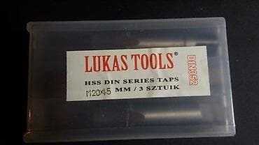 cista koza broj: Set metličastih nareznih slavina – LUKAS TOOLS, HSS, DIN 352 - Tip na lalafo.rs — 4 cista koza broj: Set metličastih nareznih slavina – LUKAS TOOLS, HSS, DIN 352 - Tip — 4