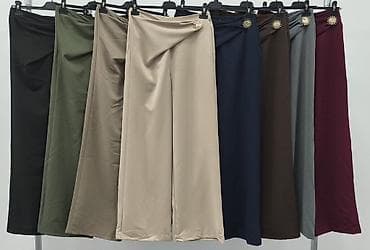 💫Elegantne ženske pantalone sa visokim strukom i širokim nogavicama na lalafo.rs — 8 💫Elegantne ženske pantalone sa visokim strukom i širokim nogavicama — 8