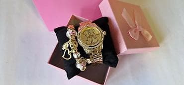 Elegantni ženski set – ručni sat sa narukvicom u poklon kutiji - na lalafo.rs — 8 Elegantni ženski set – ručni sat sa narukvicom u poklon kutiji - — 8