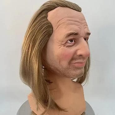 Realistična silikonska maska sa perikom – celoglava - Materijal na lalafo.rs — 5 Realistična silikonska maska sa perikom – celoglava - Materijal — 5