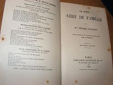 Le Petit Chef de Famille Fleuriot, Zenaide, 1888 Editépar Librairie na lalafo.rs — 1 Le Petit Chef de Famille Fleuriot, Zenaide, 1888 Editépar Librairie — 1