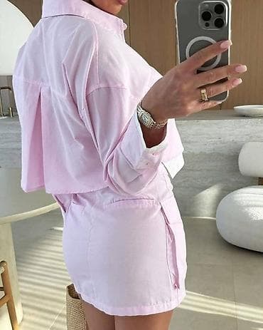 zenske broj: 💫Dvodelni ženski komplet – košulja i mini suknja - Stil: moderan at lalafo.rs — 5 zenske broj: 💫Dvodelni ženski komplet – košulja i mini suknja - Stil: moderan — 5