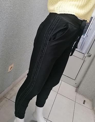 pantalone gina benotti: Crne ženske pantalone uskog kroja, sa elastičnim pojasom za udobnost na lalafo.rs — 4 pantalone gina benotti: Crne ženske pantalone uskog kroja, sa elastičnim pojasom za udobnost — 4