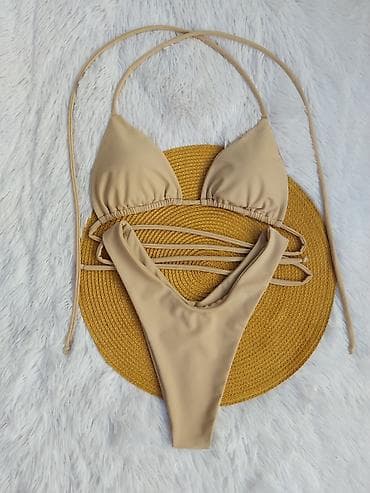 Beli bikini set – trokutasti gornji deo i visokokrojen donji deo - na lalafo.rs — 5 Beli bikini set – trokutasti gornji deo i visokokrojen donji deo - — 5