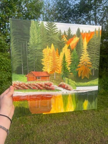 Unikatna ručno rađena slika – akril na platnu Prodajem originalnu na lalafo.rs Unikatna ručno rađena slika – akril na platnu Prodajem originalnu