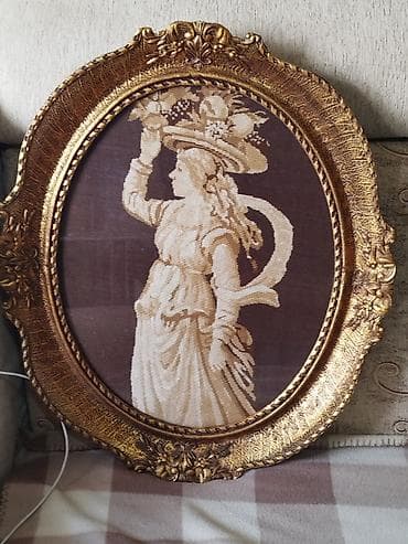 Ručno rađene vilerove goblene u ukrasnim ramovima – kolekcija od 11 na lalafo.rs — 4 Ručno rađene vilerove goblene u ukrasnim ramovima – kolekcija od 11 — 4