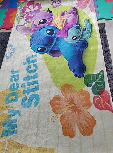 Textile: STICH staza tepih za malisane. Dimenzije: 140x80. Dizajn:više at lalafo.rs — 2 Textile: STICH staza tepih za malisane. Dimenzije: 140x80. Dizajn:više — 2