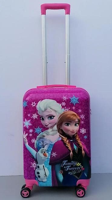za svaki dan: Dečji kofer na točkiće – Frozen (Elsa, Ana i Olaf), ružičasti - Tvrda at lalafo.rs — 3 za svaki dan: Dečji kofer na točkiće – Frozen (Elsa, Ana i Olaf), ružičasti - Tvrda — 3