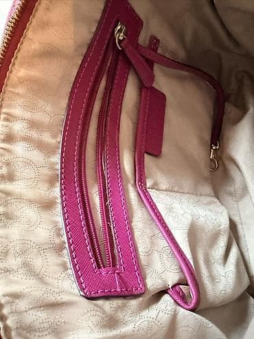 kozna jakna sa: Michael Kors tote torba – fuksija/ružičasto‑ljubičasta ORIGINAL - na lalafo.rs — 4 kozna jakna sa: Michael Kors tote torba – fuksija/ružičasto‑ljubičasta ORIGINAL - — 4