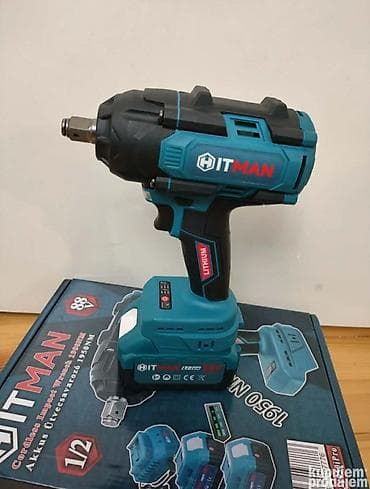 Akumulatorski odvijači: Udarni odvijac 1950 Nm 1/2 HITMAN Aku udarni odvijac HITMAN izuzetno na lalafo.rs — 5 Akumulatorski odvijači: Udarni odvijac 1950 Nm 1/2 HITMAN Aku udarni odvijac HITMAN izuzetno — 5