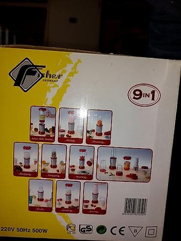Fisher Germany FS-510 – multifunkcionalni blender 9 u 1 Opis: - na lalafo.rs — 3 Fisher Germany FS-510 – multifunkcionalni blender 9 u 1 Opis: - — 3